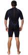 Гидрокостюм для снорклинга Marlin Malibu Shorty Man Blue/Black 2,5 мм M - изображение 3