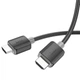 Кабель HOCO US08 HDTV 2.0 male-to-male 4K HD data cable(L=3M) Black - изображение 3