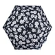 Парасолька жіноча Fulton L340 Miniflat-2 Black and White Floral (Черно-белые цветы) - зображення 5