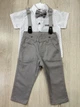 Костюм праздничный для мальчика Terry 13048 92 см Серый - изображение 2