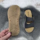 Шлёпанцы женские Inblu синие кожаные на липучке и пряжке 41р (26 см) 8476 - изображение 6