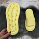Шлепанцы женские Gipanis желтые пенковые сланцы ЭВА на платформе 41р (26,5-27 см) 8473 - изображение 7