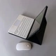 Чохол-клавіатура CaseFashion в комплекті з мишкою для iPad 11 (A16) (2025) Black/White - изображение 4