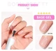 UV/LED гель/база/клей BORN PRETTY 6-в-1 для укрепления и наращивания гелевыми типсами 15 мл прозрачный - изображение 2
