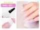 UV/LED гель/база/клей BORN PRETTY 6-в-1 для укрепления и наращивания гелевыми типсами 15 мл прозрачный - изображение 3