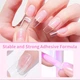 UV/LED гель/база/клей BORN PRETTY 6-в-1 для укрепления и наращивания гелевыми типсами 15 мл прозрачный - изображение 5