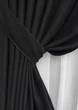 Комплект готових штор VR-Textil Льон Grand Linen № 2040ш Чорний 200х300см 2 шт (32-386) - зображення 5