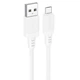 Кабель Borofone BX115 Lotto Data Cable USB to MicroUSB , 2.4A быстрая зарядка и передача данных, 1 м, White - изображение 2