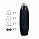 Микродермабразионное устройство для удаления черных точек GESKE MicroDermabrasion Blackhead Remover 7в1 черное - изображение 3