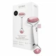 Роллер-массажер для лица и тела с розовым кварцем GESKE SmartAppGuided Rose Quartz Face & Body Roller 5в1 жемчужный - изображение 1