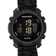 Чоловічий спортивний водостійкий тактичний годинник Naviforce Europe Black Paracord - изображение 1