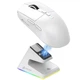 Ігрова безповідна мишка Attack Shark X6 white з док. станцією, сеснсор PAW3395, (2,4\Bluetooth\USB), 26000 DPI, 1000 Ггц - зображення 1