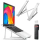 Подставка для ноутбука до 15.6" Choetech H055-SL, алюминий, компактная конструкция - изображение 2