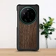 Кожаная накладка Stenk WoodBacker для Xiaomi 17 Ultra Черный (80617) - изображение 1