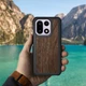 Кожаная накладка Stenk WoodBacker для OnePlus 15 Черный (80608) - изображение 3