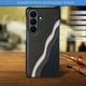 Кожаная накладка Stenk Cover для Samsung Galaxy S26 Plus Черный (80578) - изображение 4