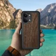 Кожаная накладка Stenk WoodBacker для Xiaomi Poco X8 Pro Max Черный (80614) - изображение 3