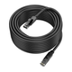 Патч-корд BOROFONE BUS01 RJ-45 Category 6 Gigabit network cable 10м Black (6941991103971) - изображение 2