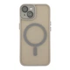 Чехол для iPhone 13 TPU+PC MagSafe матовый с защитой камеры Grey - изображение 1