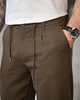 Штани чоловічі Old Money коричневі ТР6865 з підворотом, smart casual 34 - зображення 6