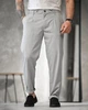 Брюки мужские Old Money серые ТР6865 с подворотом, smart casual 29 - изображение 1