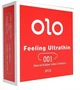 Презервативи OLO Red 0.01 Ультратонкі Ваніль 3 шт (ROZ6501053486) - зображення 1