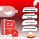 Презервативи OLO Red 0.01 Ультратонкі Ваніль 3 шт (ROZ6501053486) - зображення 4
