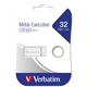 USB флеш накопитель Verbatim 32GB Metal Executive Silver USB 2.0 - изображение 4
