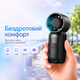 Мини вентилятор аккумуляторный Type C мощный ручной вентилятор компактный для офиса и путешествий BRS Black - изображение 5