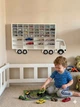 Полка Грузовик "Микс" белая для 32 Hot Wheels и 12 Matchbox (mix-v-m-white) - изображение 1