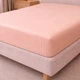 Простынь на резинке LARA сатин-страйп LUX pudra d13252 160х200х25 - изображение 2