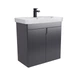 Тумба універсальна МОЙДОДИР SIMPLE GRAPHITE 70-U з умивальником RIVER 70 графітова - изображение 7