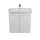 Тумба універсальна МОЙДОДИР SIMPLE WHITE 70-U з умивальником RIVER 70 біла - изображение 4