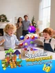 Магнитный конструктор Minecraft детский набор Майнкрафт 150 кубиков блоков LED светящийся мигающий для детей строительный магнитная игра игрушка магнитные блоки кубики пластиковые для развития логики моторики мышления подарок ребенку мальчикам девочкам - изображение 7