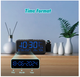 Будильник с проекцией времени Radio Alarm Clock, цифровые настольные часы с USB/Type-C, двойной будильник, температура и дата - изображение 2