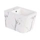 Біде підвісне Qtap Tern 520x350x330 мм, Marble QT17551303GMR - изображение 1