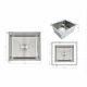 Мийка для кухні інтегрована під стільницю Lidz Handmade H4843 Brushed Steel 3,0/1,0 мм LDH4843BRU49441 - зображення 2