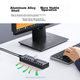 USB-концентратор UGREEN 3.0, высокоскоростная док-станция расширения на 10 портов, разветвитель для ноутбуков и настольных компьютеров, адаптер-конвертер «один к одному» с удлинительным кабелем и блоком питания. - изображение 9