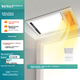 Обогреватель для ванной комнаты NVC Wind And Heat, двухъядерный механический, с интегрированной системой отвода теплого воздуха, модель Y412, для ванной и туалета. - изображение 1