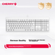 Механічна клавіатура CHERRY MX2.0S, 108 клавіш, ігрова клавіатура для кіберспорту, офісна клавіатура, повнорозмірна комп'ютерна клавіатура, дротова клавіатура, біло-коричневий перемикач - зображення 3