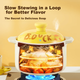 COOKER KING, кобрендована версія Little Yellow Duck, керамічний горщик, каструля об'ємом 3,5 л, для приготування супів, лікувальних відварів, каші, приготування рису на пару, гасіння та глиняного горщика - зображення 4