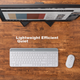 Беспроводная клавиатура и мышь Logitech Fashion Series MK470, ультратонкий, полноразмерный, цвет «Пионовый белый», с беспроводным приемником 2,4 ГГц. - изображение 4