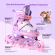 Детские роликовые коньки Disney, коньки для мальчиков и девочек, коньки для льда, роликовые коньки, повседневные, для начинающих, профессиональные, регулируемые, для подарка. - изображение 1