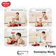 Поезд игрушечный HUILE TOYS, для 1-3 лет, ходунки - изображение 1
