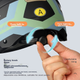 Мотоциклетный шлем YEMA 3C Certified 359S для электромобилей, легкий полушлем для мужчин и женщин, весенне-летний стиль, подходит для электросамокатов, защитный шлем для всех сезонов, керамический белый с цветной полосой и прозрачным длинным визором. - изображение 8