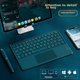 Клавіатура бездротова BOW Hangshi HB321 Bluetooth Dark Green - зображення 5