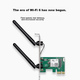 Беспроводная сетевая карта TP-LINK WiFi 6, гигабитный двухдиапазонный 5G приемник WiFi AX3000, встроенная в настольный компьютер беспроводная сетевая карта PCI-E, TL-XDN8180 - изображение 2