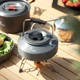 Походный набор FIRE-MAPLE с 204 предметами посуды, включая кастрюлю, плиту, чайник и котел, подходит для приготовления пищи на открытом воздухе, рассчитан на 2-3 человек. - изображение 2