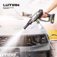 Беспроводная мойка для автомобилей LUTIAN 20 В, бытовой литиевый аккумуляторный очиститель мощностью 200 Вт, перезаряжаемый водяной пистолет высокого давления, ручной E2PRO - изображение 5
