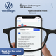 Очки для чтения Volkswagen немецкого производства с защитой от синего света, для мужчин, оригинальный импортный подарок для родителей, W606-150 - изображение 8